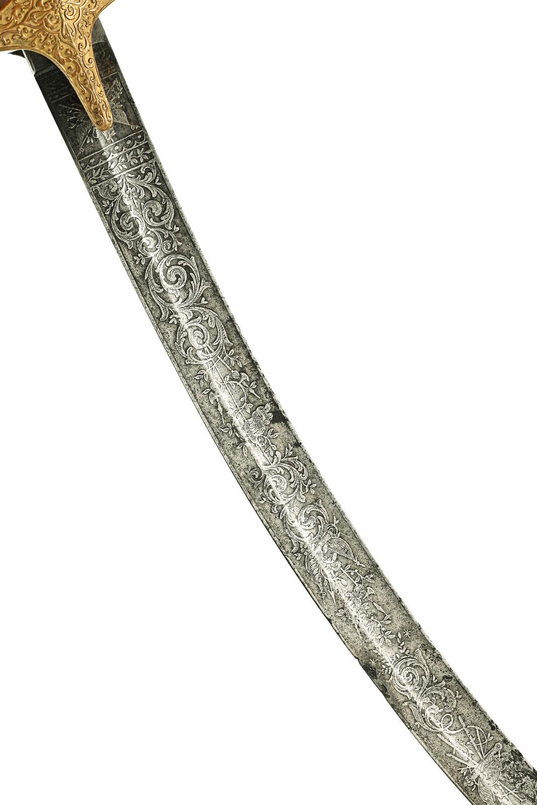 Saber of a Superior Officer from the reign of Emperor Dom Pedro II view 6