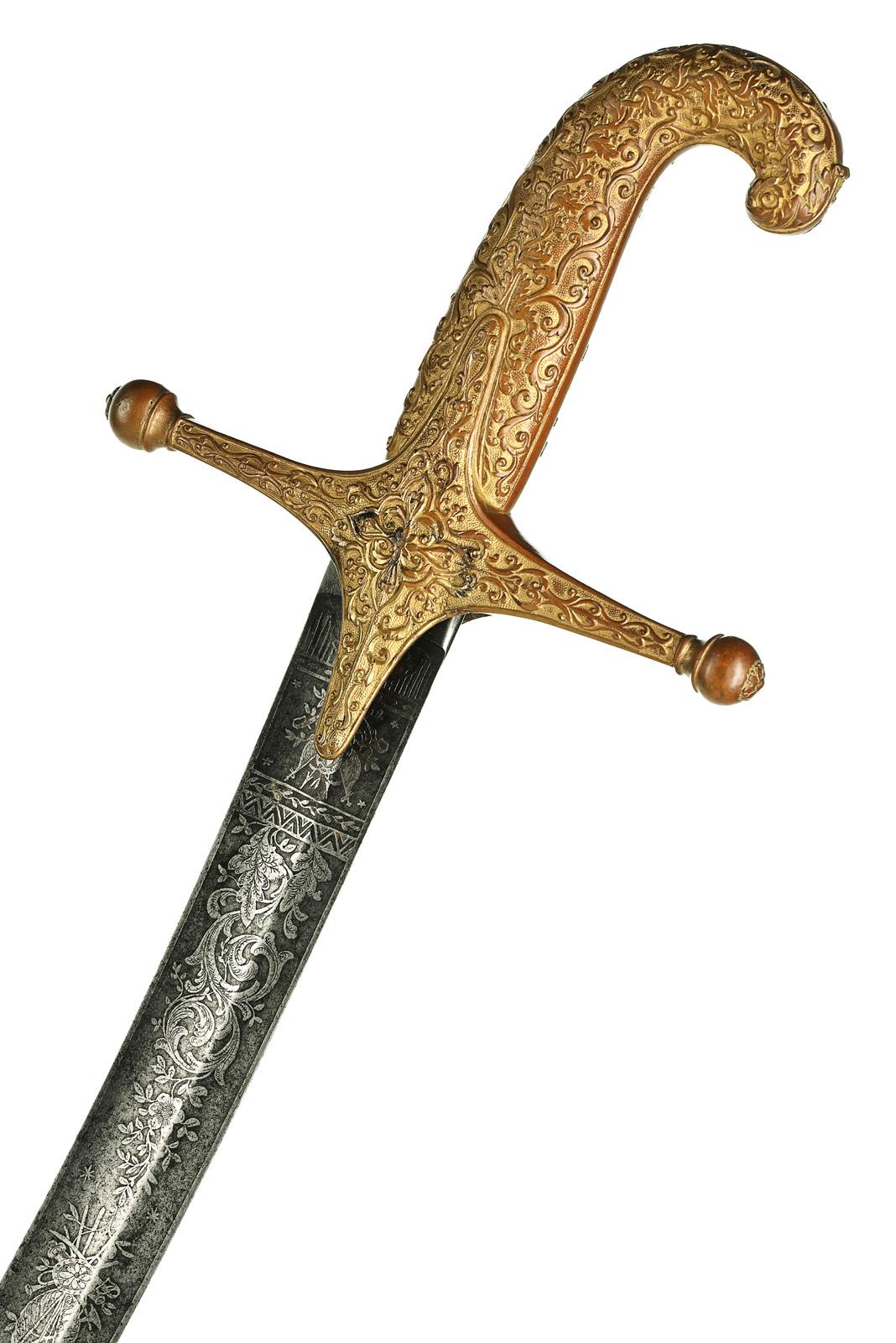 Saber of a Superior Officer from the reign of Emperor Dom Pedro II view 5
