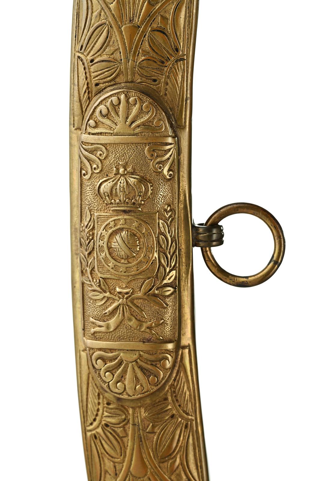 Saber of a Superior Officer from the reign of Emperor Dom Pedro II view 9