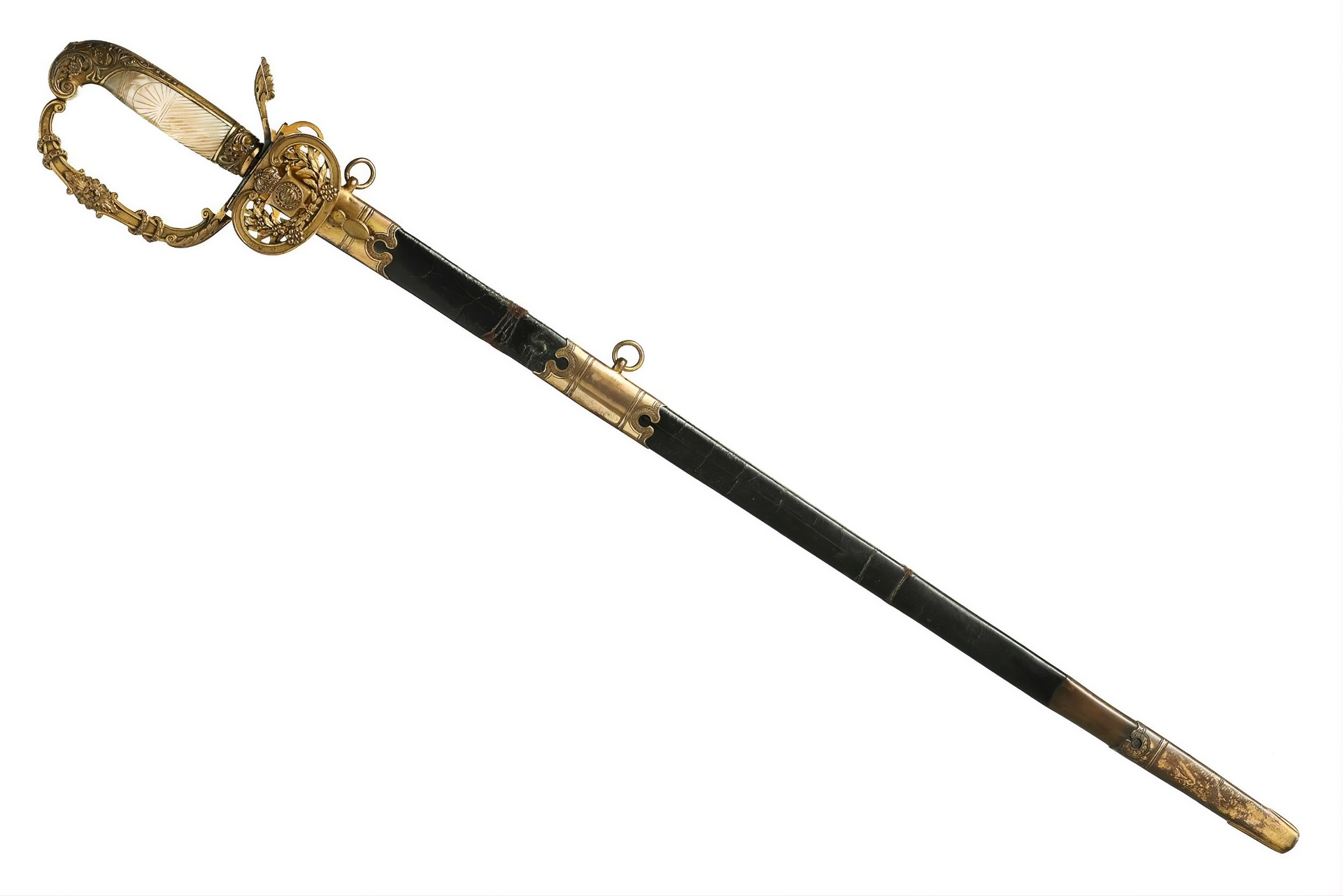 Imperial Brazilian Naval Officer's Sword, Regulation Model of 1823.