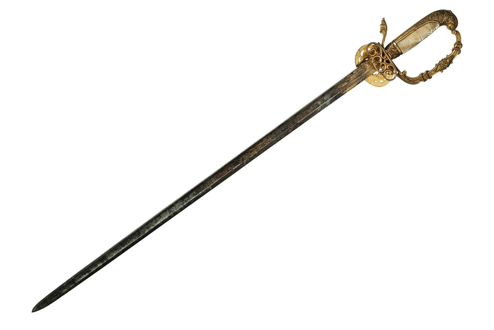 Imperial Brazilian Naval Officer's Sword, Regulation Model of 1823. view 2