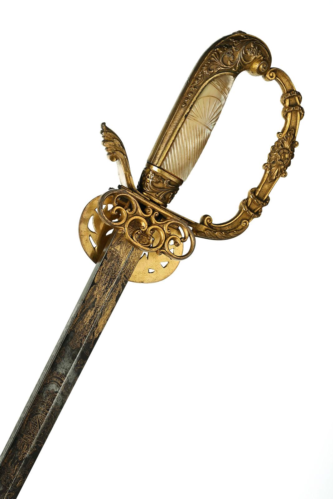 Imperial Brazilian Naval Officer's Sword, Regulation Model of 1823. view 5