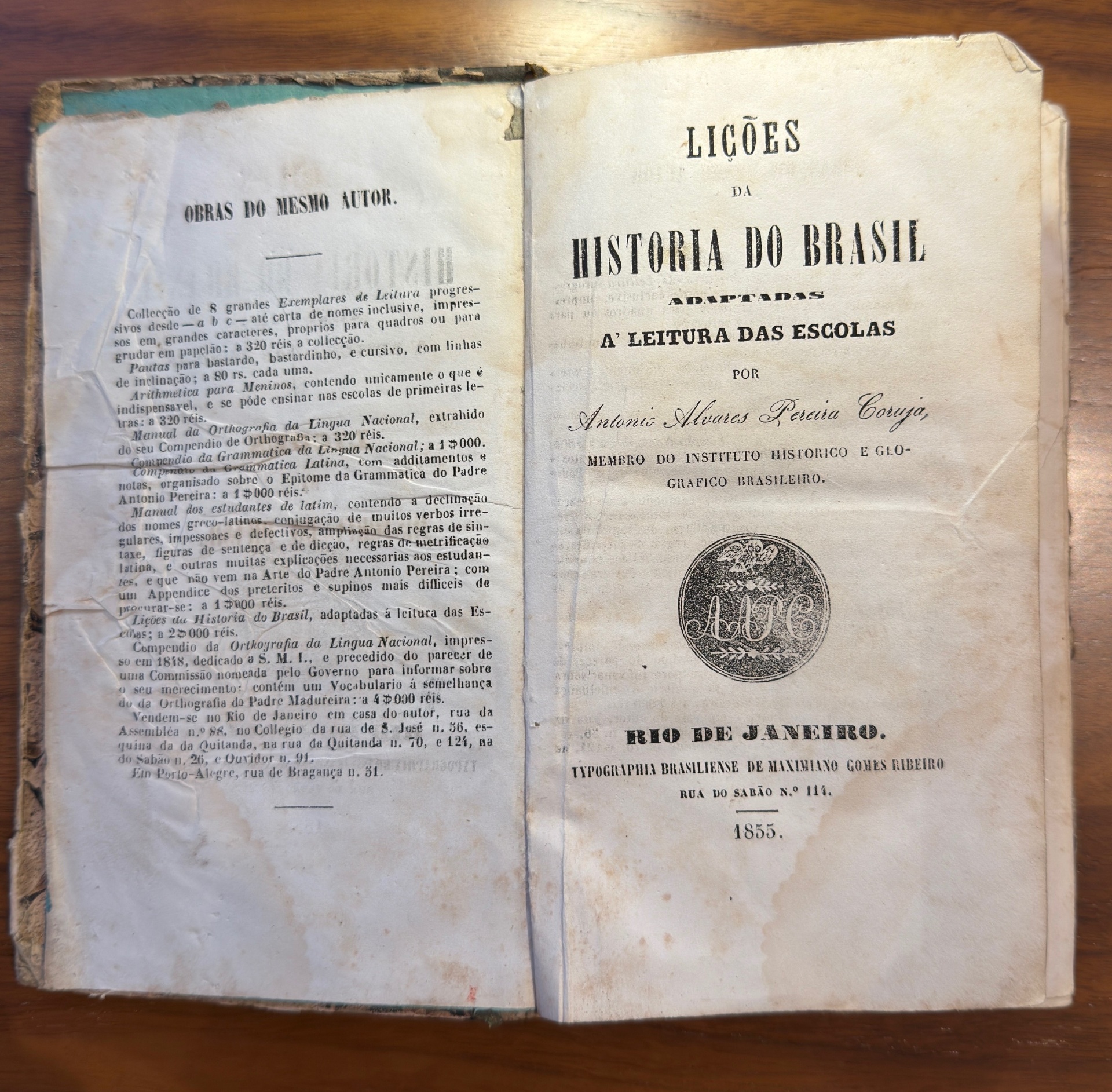 Lições da Historia do Brasil