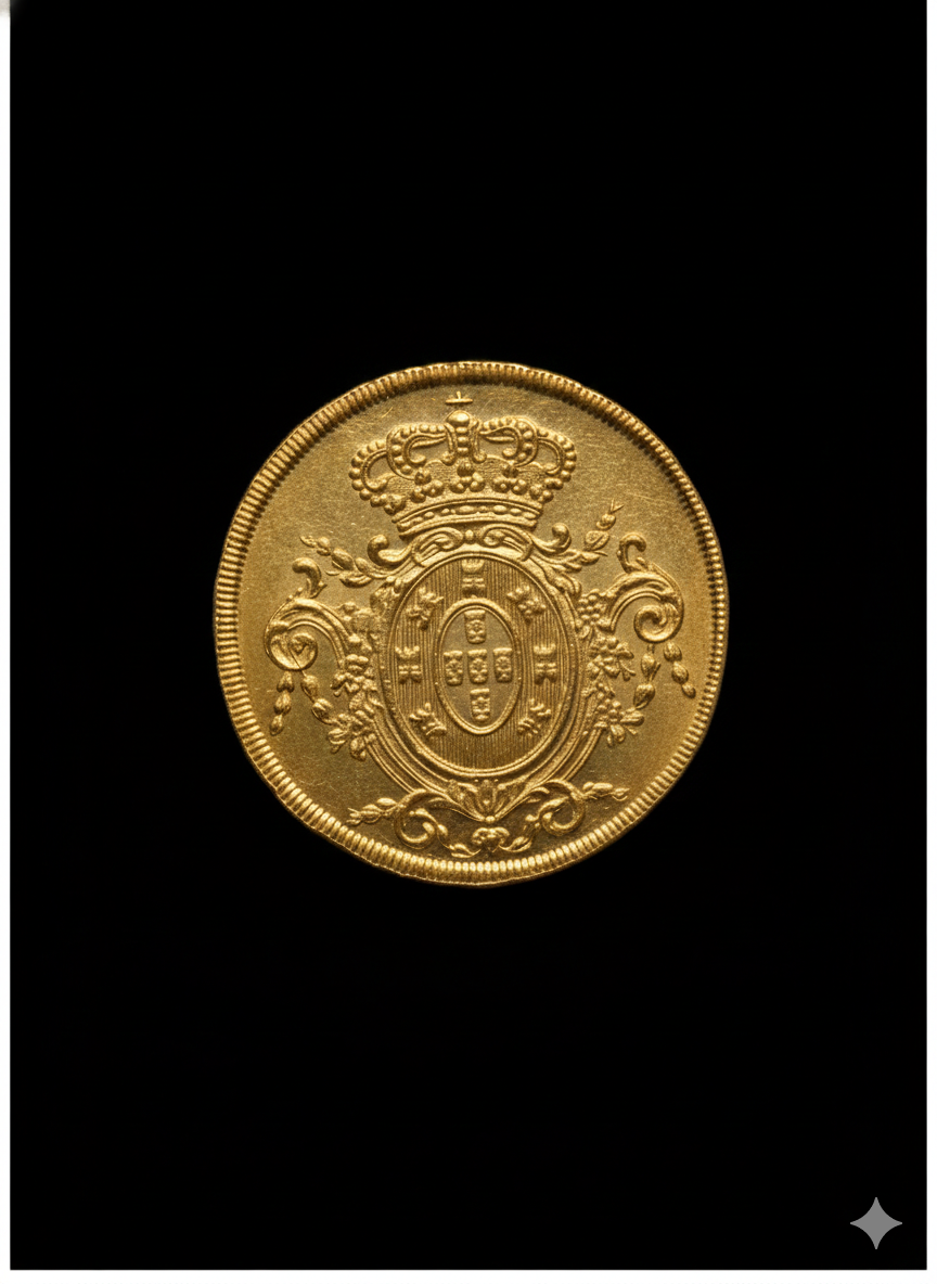 D. João Prince Regent gold 6400 Réis 1810-R view 2