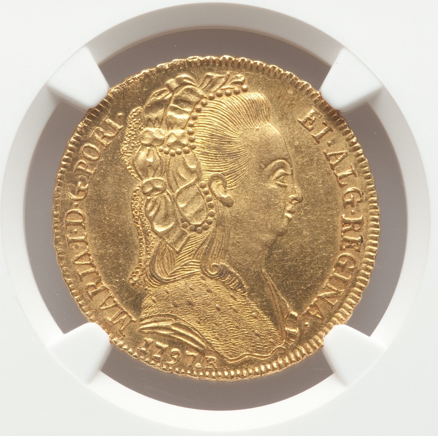 Maria I gold 6400 Réis 1797-R