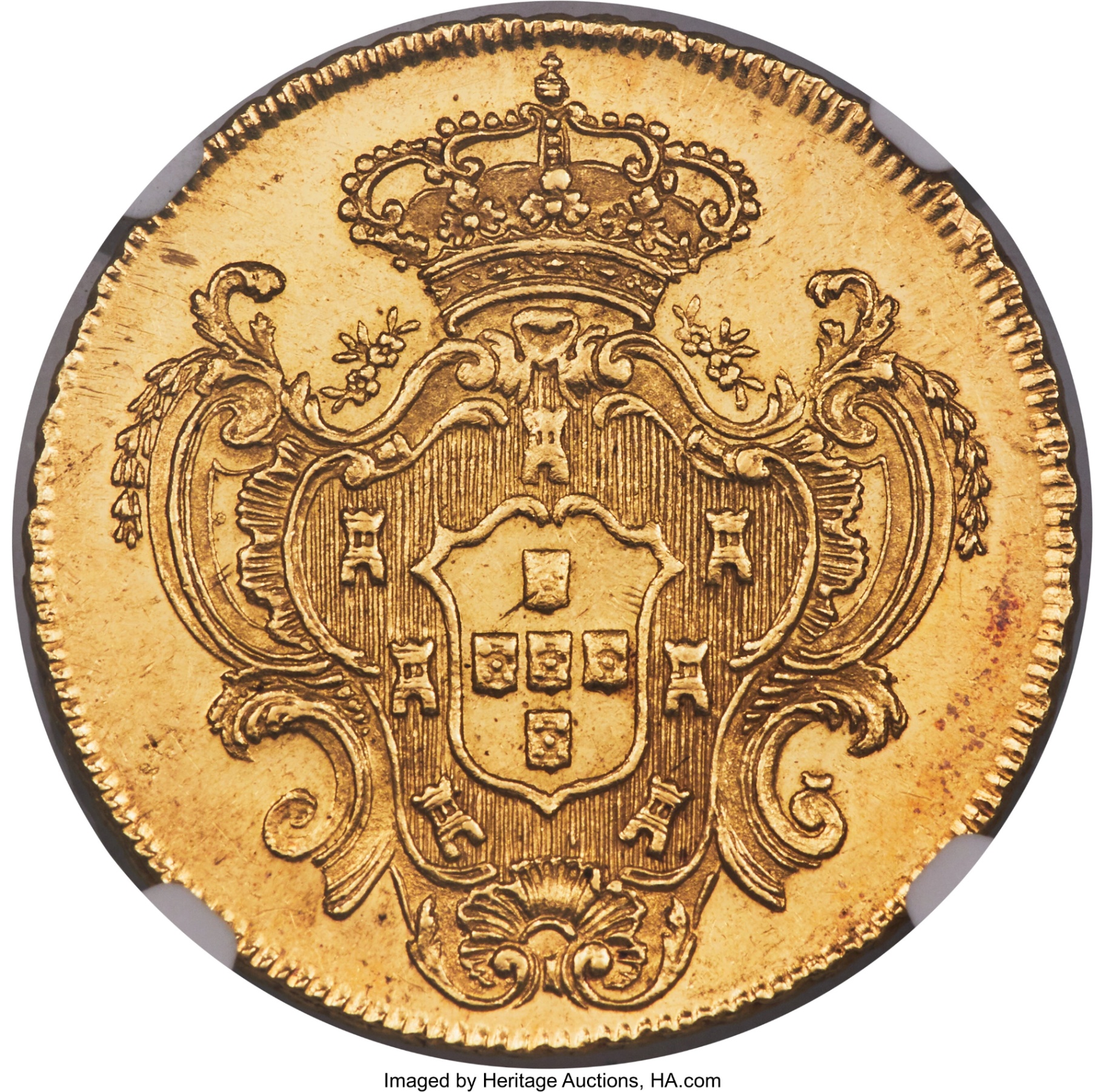 Maria I gold 6400 Réis 1797-R view 3
