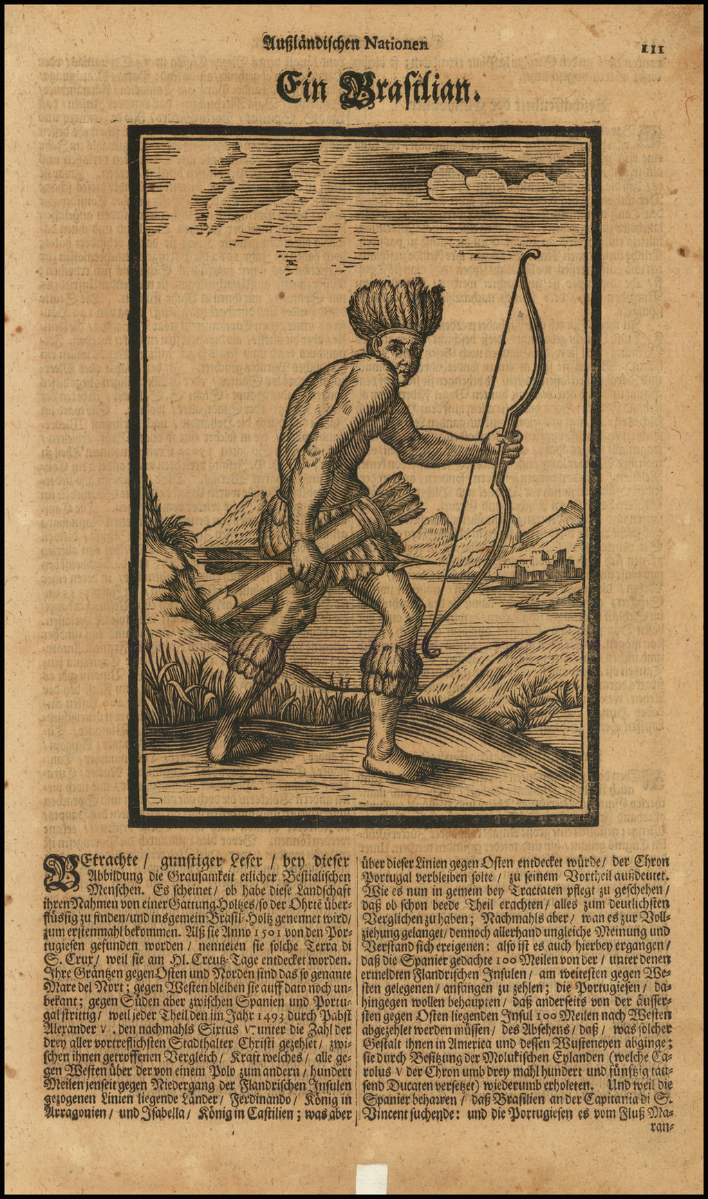 Ein Brasilian - HAPPEL, Eberhard Werner (1647 - 1690)